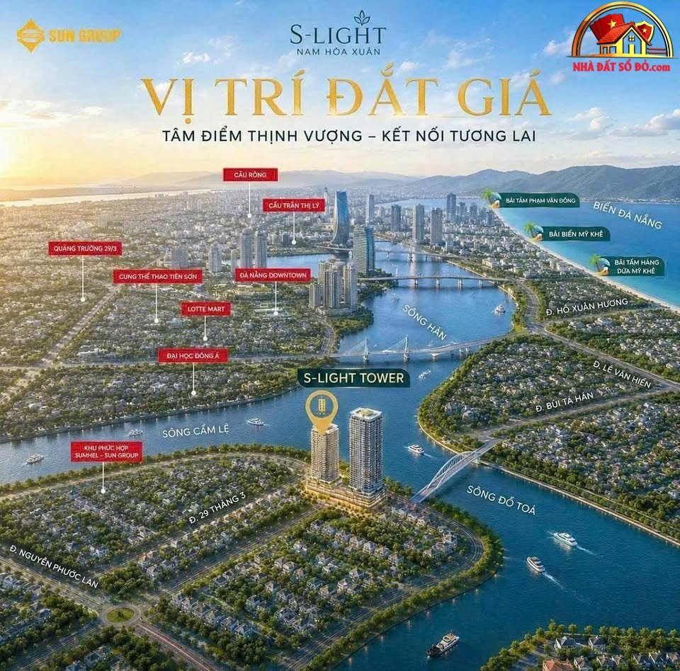 Căn Studio đẹp hiếm tại S-Light Tower – Bán nhà đất Đường S-Light Tower – Phường cũ Không xác định – Quận Cẩm Lệ – Thành phố Đà Nẵng – Diện tích 33m2 – Giá 1.647 tỷ