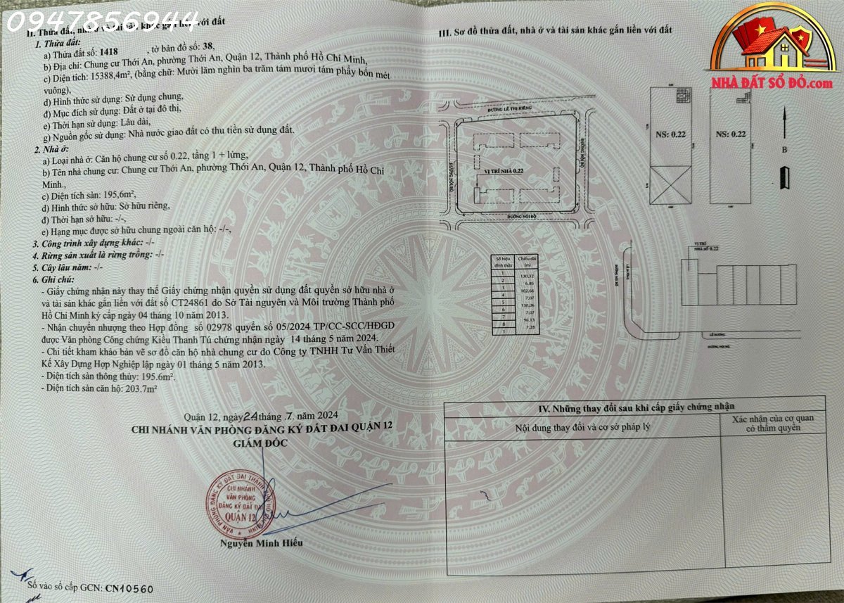Siêu phẩm đầu tư: shophouse khối đế quận 12 – Bán nhà đất Đường Lê Thị Riêng – Phường cũ Thới An – Quận 12 – Thành phố Hồ Chí Minh 196m2 – 5.7 tỷ