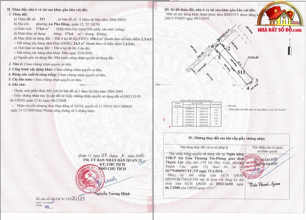 Bán nhà đất Đường An Phú Đông – Phường cũ Không xác định – Quận 12 – Phường mới Không xác định – Thành phố Hồ Chí Minh 348 m2 16 tỷ