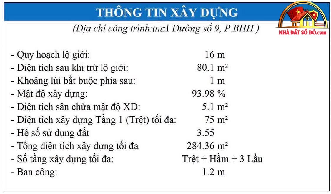 Bán nhà mặt tiền đường số 9 – BHH – 102m2 – giá 5.95 tỷ – Bán nhà đất đường Bình Hưng Hòa – Quận Bình Tân – Thành phố Hồ Chí Minh