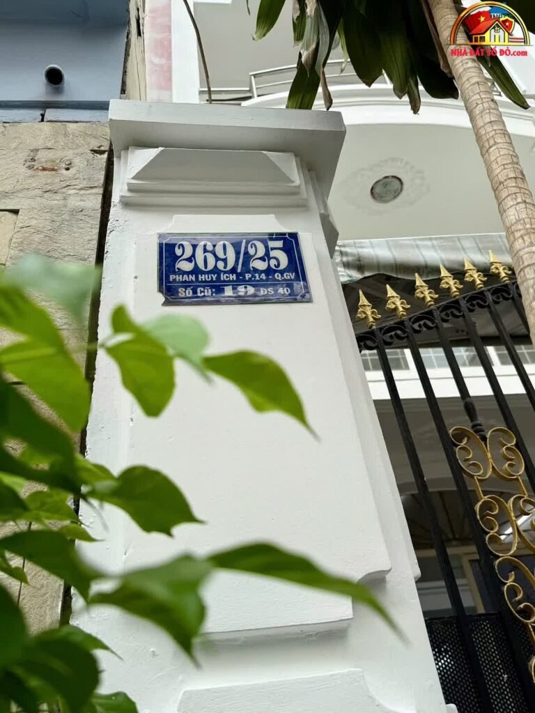 Bán nhà đất Đường Phan Huy Ích – Phường cũ 14 Quận Gò Vấp – Phường mới 14 – Thành phố Hồ Chí Minh diện tích 45 m² giá 6.5 tỷ