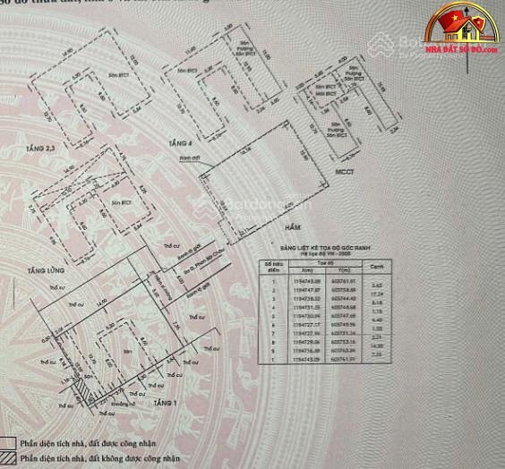 Bán nhà đất Đường Phan Bội Châu – Phường cũ 2 Quận Bình Thạnh – Phường mới 2 – Thành phố Hồ Chí Minh diện tích 218 m2 giá 44500000000