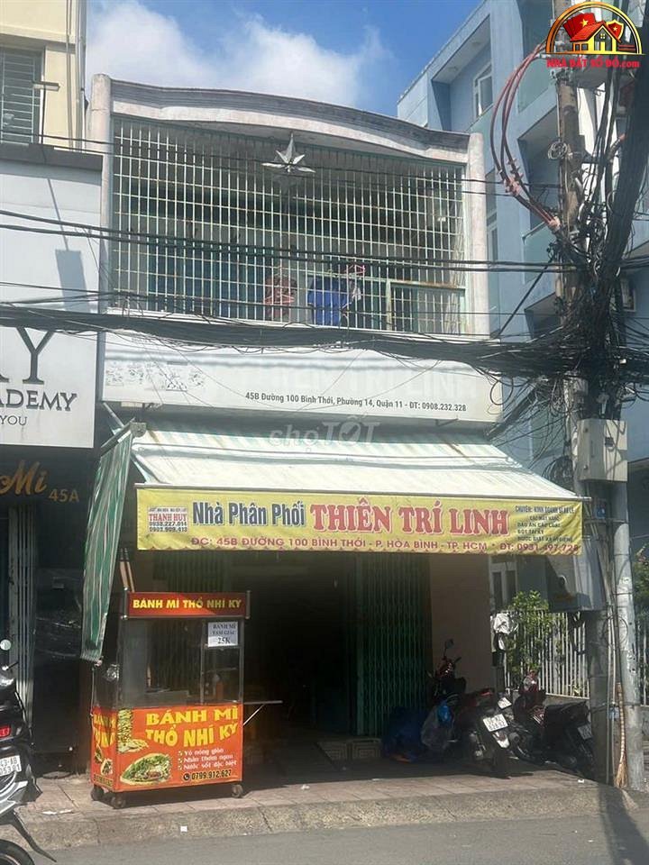 Bán nhà đất Đường 100 – Phường cũ 14 Quận 11 – Phường mới 14 – Thành phố Hồ Chí Minh Diện tích 39m2 Giá 6.3 tỷ