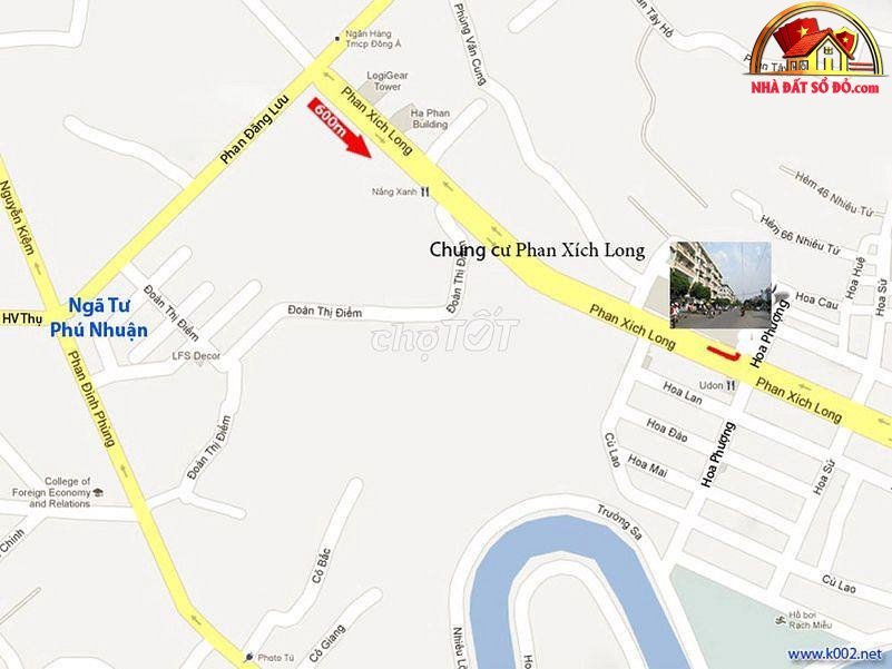 Bán nhà đất đường Phan Xích Long – Phường cũ 7 Quận Phú Nhuận – Phường mới 7 – Thành phố Hồ Chí Minh – Diện tích 60m2 – Giá 4.15 tỷ