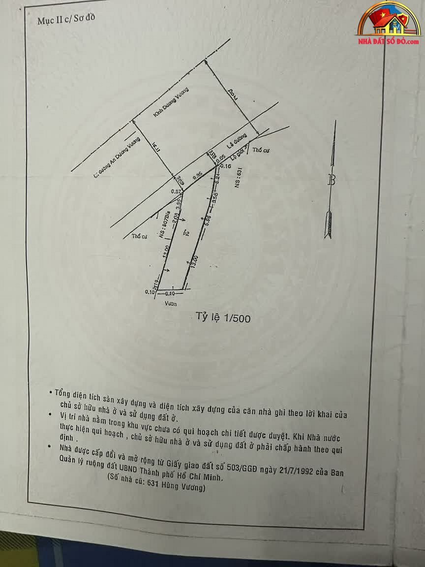 Bán nhà đất Đường Kinh Dương Vương – Phường cũ 12 Quận 6 – Phường mới 12 – Thành phố Hồ Chí Minh diện tích 148m² giá 36500000000