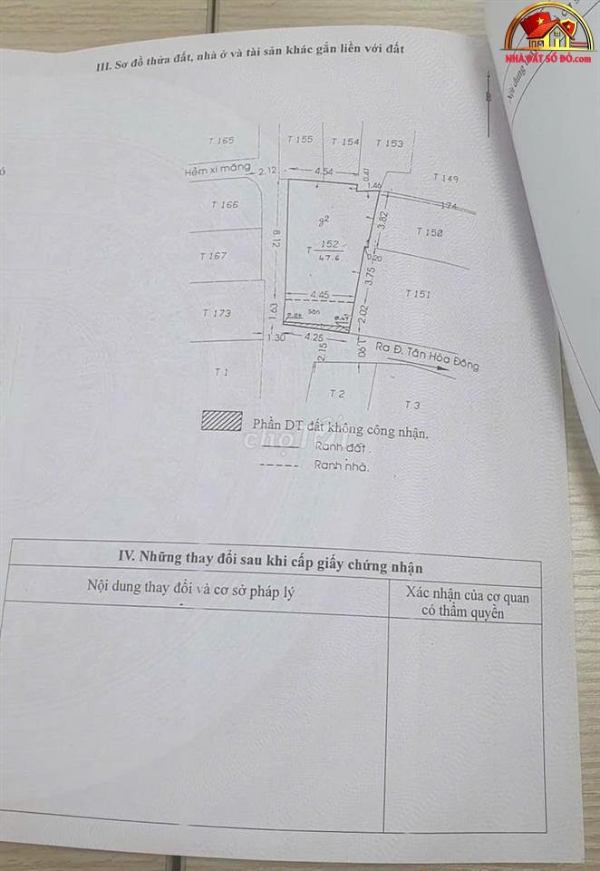 Bán nhà đất Đường Tân Hòa Đông – Phường cũ 14 Quận 6 – Phường mới 14 – Thành phố Hồ Chí Minh 40m2 5.2 tỷ