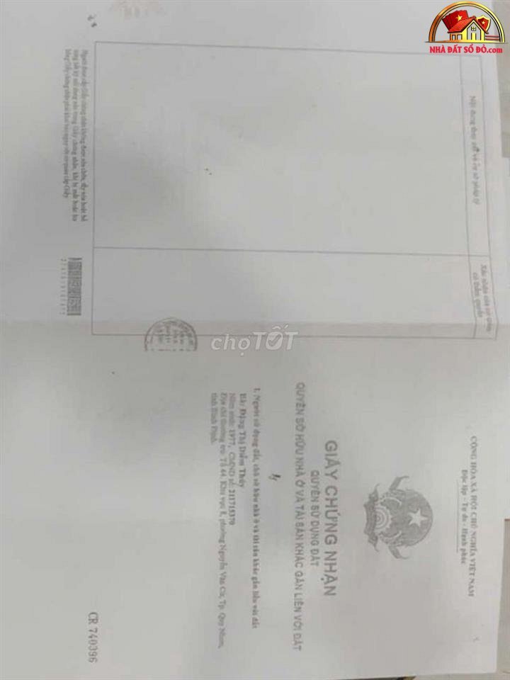 Bán nhà đất Đường Phan Đăng Giảng – Phường cũ Bình Hưng Hòa Quận Bình Tân – Phường mới Bình Hưng Hòa – Thành phố Hồ Chí Minh 57 m2 6 tỷ
