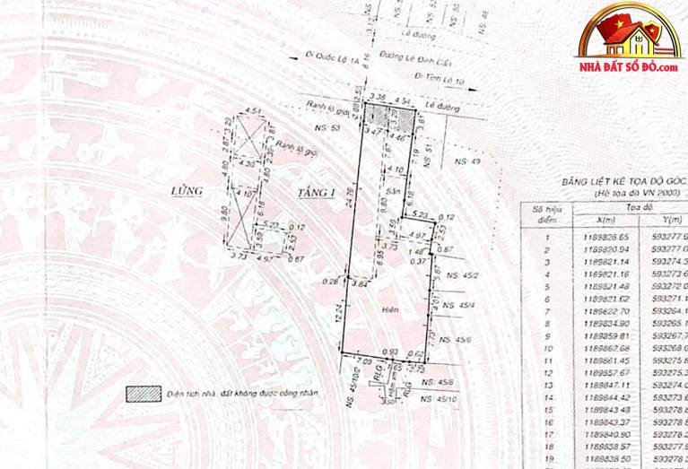Đường Lê Đình Cẩn – Phường cũ Tân Tạo Quận Bình Tân – Phường mới Tân Tạo – Thành phố Hồ Chí Minh – diện tích 426 m2 – giá 35 tỷ