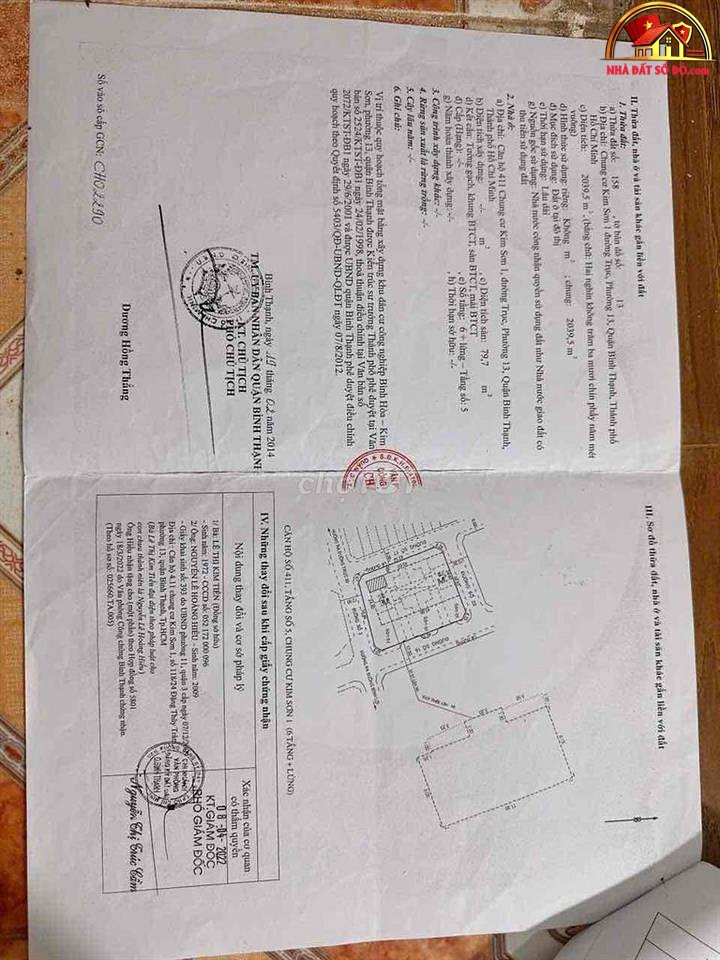 Bán nhà đất Đường Truc – Phường cũ 13 Quận Bình Thạnh – Phường mới 13 – Thành phố Hồ Chí Minh Diện tích 80m2 giá 3.65 tỷ
