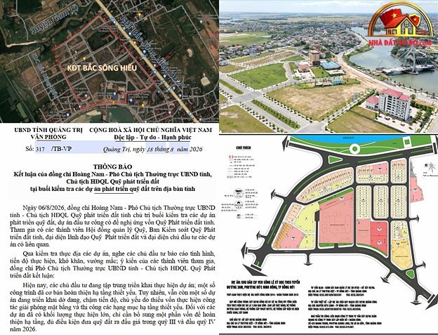 Xu hướng đầu tư bất động sản sổ đỏ tại Quảng Trị 2026–2027