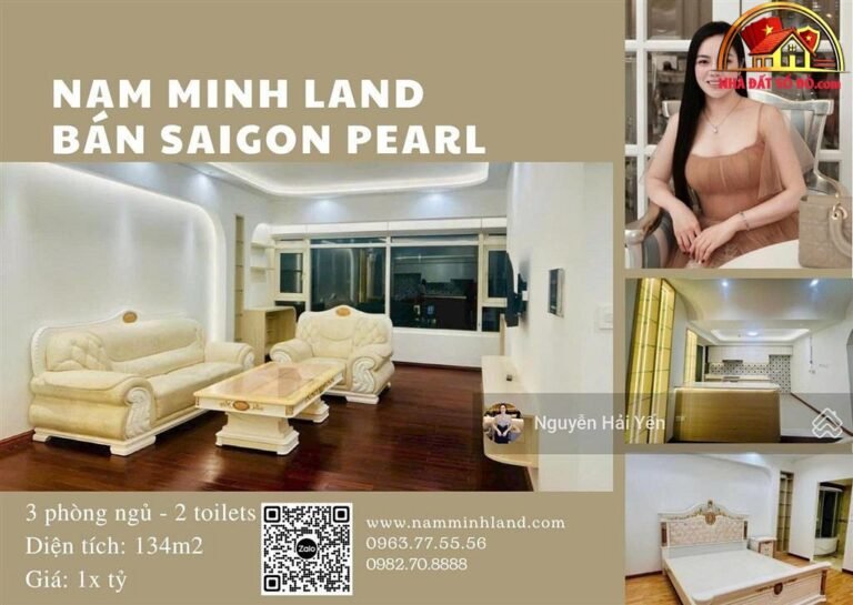 Bán nhà đất Đường Không xác định – Phường cũ Không xác định Quận Không xác định – Phường mới Không xác định – Thành phố Hồ Chí Minh Diện tích 135 m2 Giá Thỏa thuận