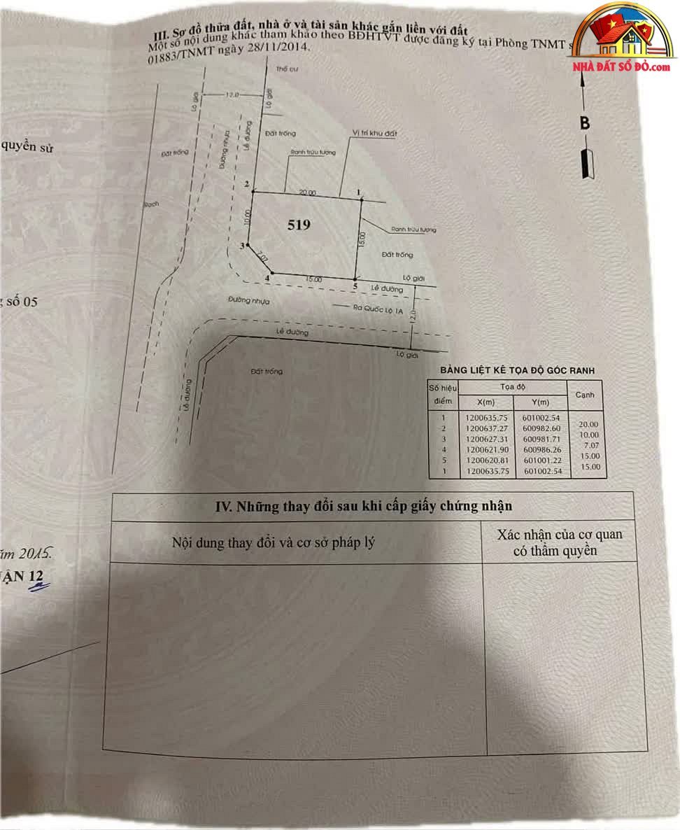 Bán nhà đất Đường Thạnh Xuân – Phường cũ Thạnh Xuân Quận 12 – Phường mới Thạnh Xuân – Thành phố Hồ Chí Minh diện tích 288 m² giá 19 tỷ