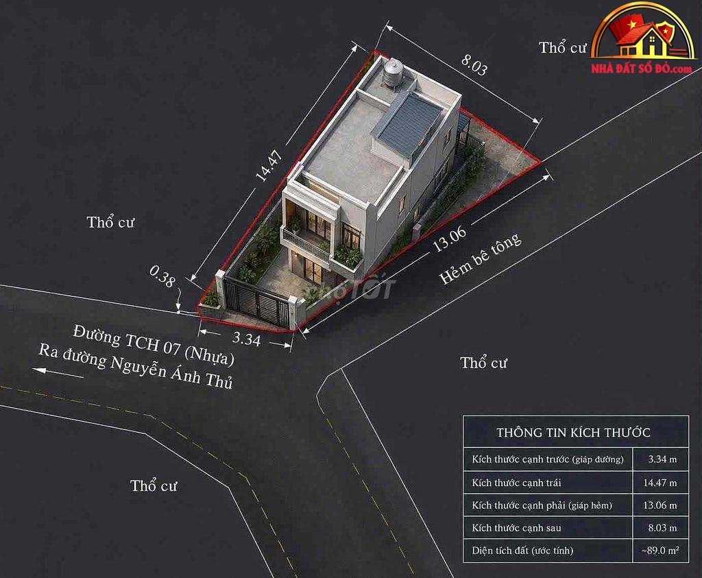 Bán nhà đất Đường Tân Chánh Hiệp 07 – Phường cũ Trung Mỹ Tây Quận 12 – Phường mới Trung Mỹ Tây – Thành phố Hồ Chí Minh – 71 m2 – 3.78 tỷ