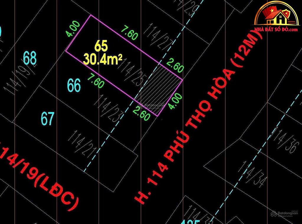 Nhà bán 41 m2 giá 5.4 tỷ tại Đường Phú Thọ Hòa – Phường cũ Phú Thọ Hòa Quận Tân Phú – Phường mới Phú Thọ Hòa – Thành phố Hồ Chí Minh