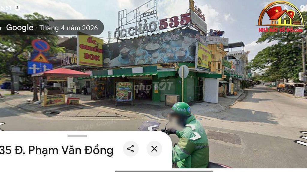 Nhà Mặt Tiền Đường Phạm Văn Đồng – Phường cũ 13 Quận Bình Thạnh – Phường mới 13 – Thành phố Hồ Chí Minh 78 m2 12.5 tỷ