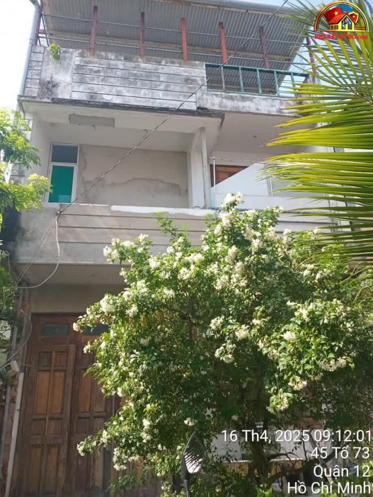 Bán Nhà 3 Tầng – Hẻm Xe Hơi Ngủ Trong Nhà – Diện Tích 120 m² – Giá 5.2 tỷ – Đường Tân Thới Nhất – Quận 12 – Thành phố Hồ Chí Minh