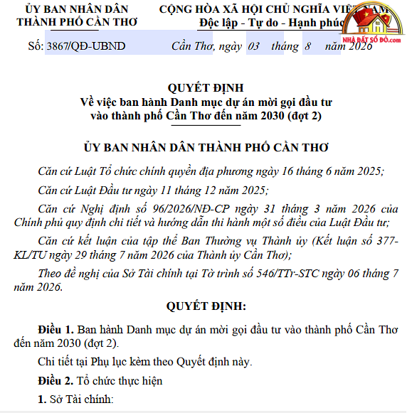 Thành phố duy nhất ĐBSCL kêu gọi đầu tư 5 dự án “khủng”- Ảnh 1. Thành phố duy nhất ĐBSCL kêu gọi đầu tư 5 dự án “khủng”- Ảnh 1.