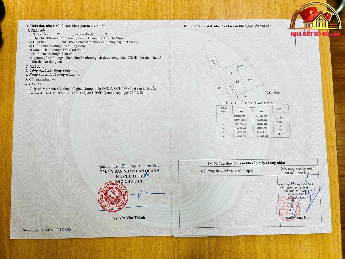 Bán đất Ở tại đô thị nền góc 2MT dự án Tín Hưng đư… – Bán đất Quận 9 – TP Hồ Chí Minh giá Dưới 3 tỷ
