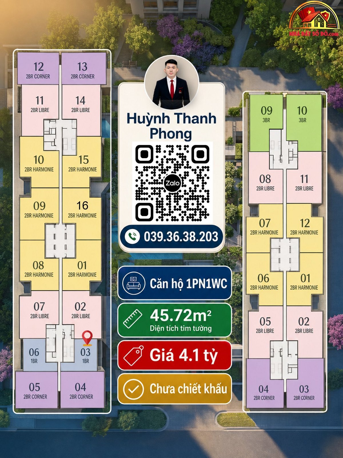 Chính thức 45.72m2 – Giá 4.1 tỷ còn chiết khấu 15 – 1PN1WC Arcadia Bán nhà đất Đường Nguyễn Hữu Thọ – Phường cũ Phước Kiển – Huyện Nhà Bè – Phường mới Phước Kiển – Thành phố Hồ Chí Minh