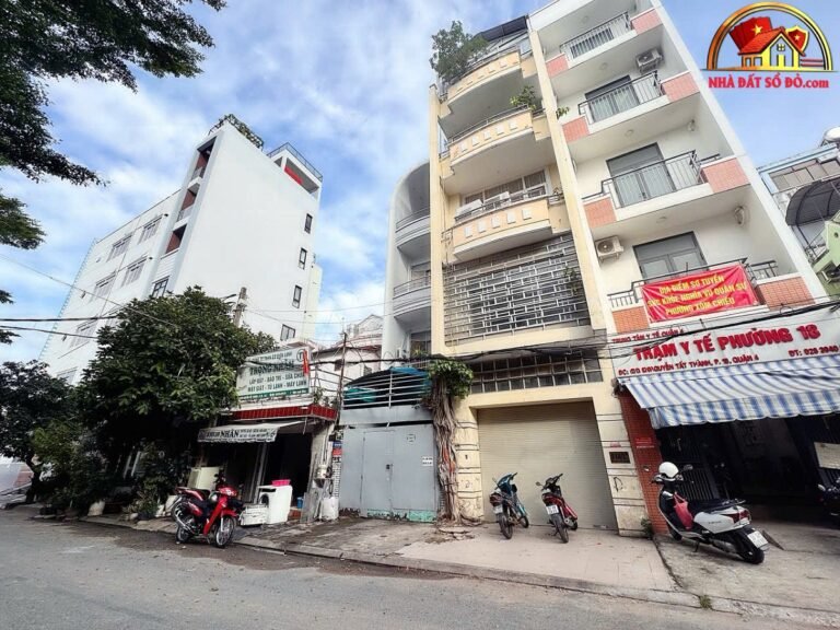 Hiếm – bán nhà mặt tiền Đường Nguyễn Tất Thành – Phường cũ 18 Quận 4 – Phường mới 18 – Thành phố Hồ Chí Minh – Diện tích 80m2 – Giá 14.7 tỷ