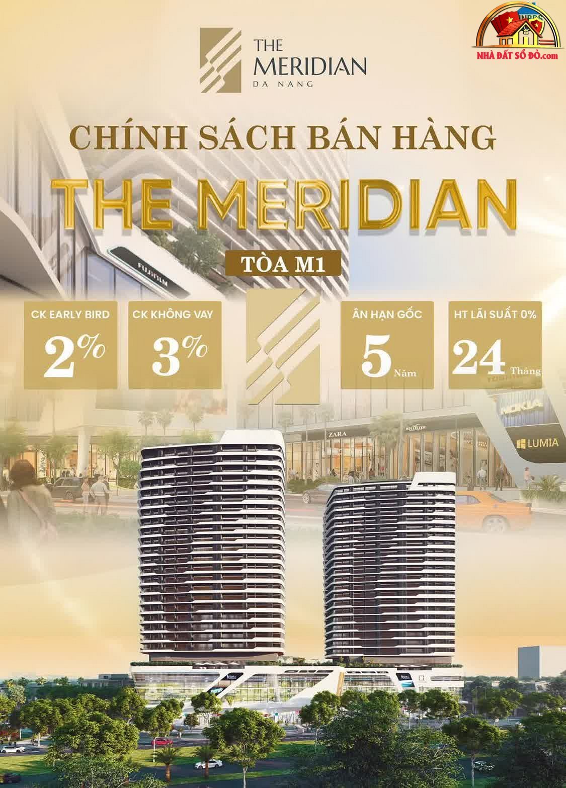 The Meridian Đà Nẵng Sở Hữu Tiềm Năm Khai Thác Cho Thuê Cực Tốt - Bán căn hộ chung cư Hải Châu Đà Nẵng 76 triệu/ m² 61 m²