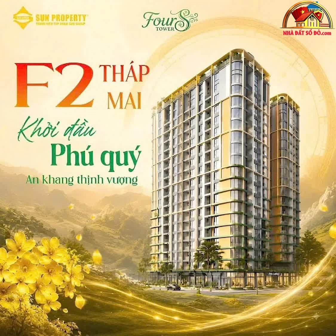Căn hộ FourS Tower view biển, 61m² chỉ 2.4 tỷ – Đầu tư sinh lời cao