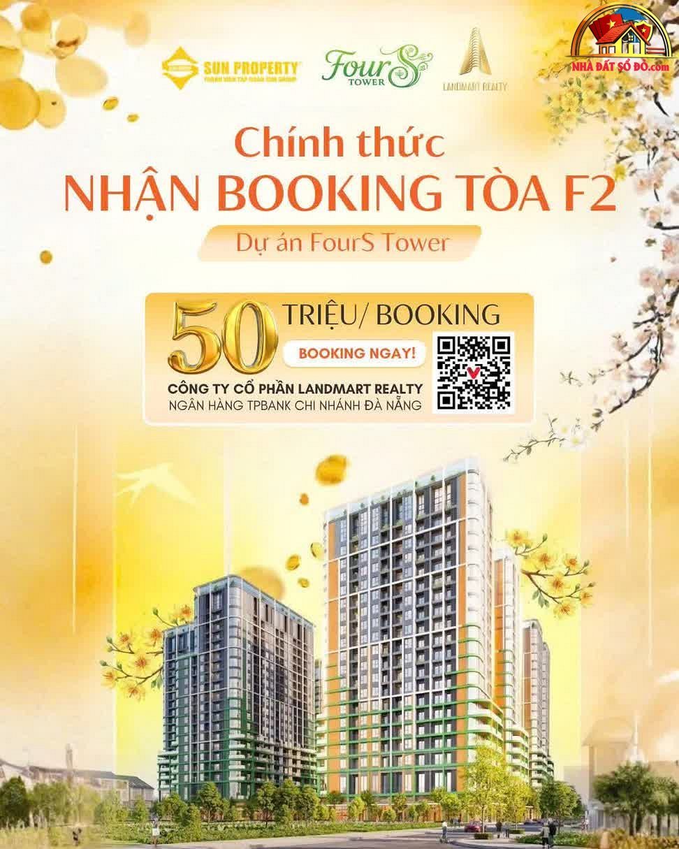 Căn hộ FourS Tower view biển, 61m² chỉ 2.4 tỷ – Đầu tư sinh lời cao