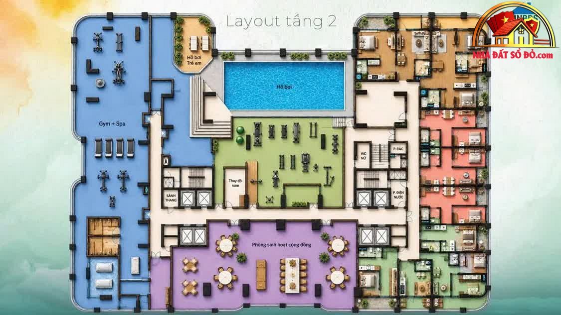 Căn hộ FourS Tower view biển, 61m² chỉ 2.4 tỷ – Đầu tư sinh lời cao