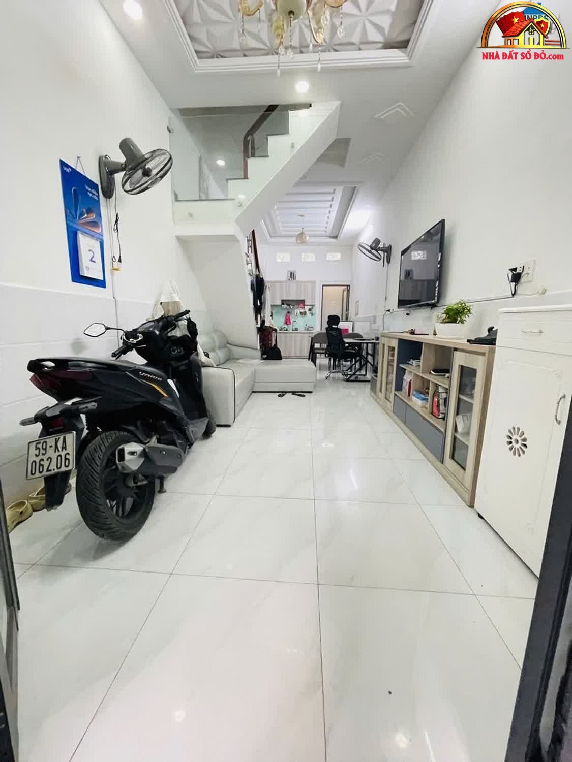 Bán nhà 4 tầng hẻm xe hơi 6m, gần chợ – Nhà Bè – Sổ đỏ – 3.5 tỷ