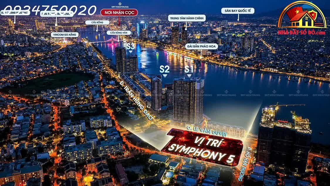 Căn hộ view trực diện sông Hàn – Đà Nẵng – 43.9m² – Thỏa thuận