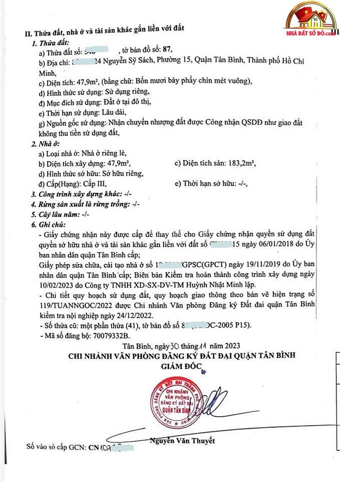 Nhà 4 tầng hiện đại, hẻm xe hơi – 48m2 ̵… – Bán nhà trong ngõ, hẻm Quận Tân Bình – TP Hồ Chí Minh giá 7 – 10 tỷ