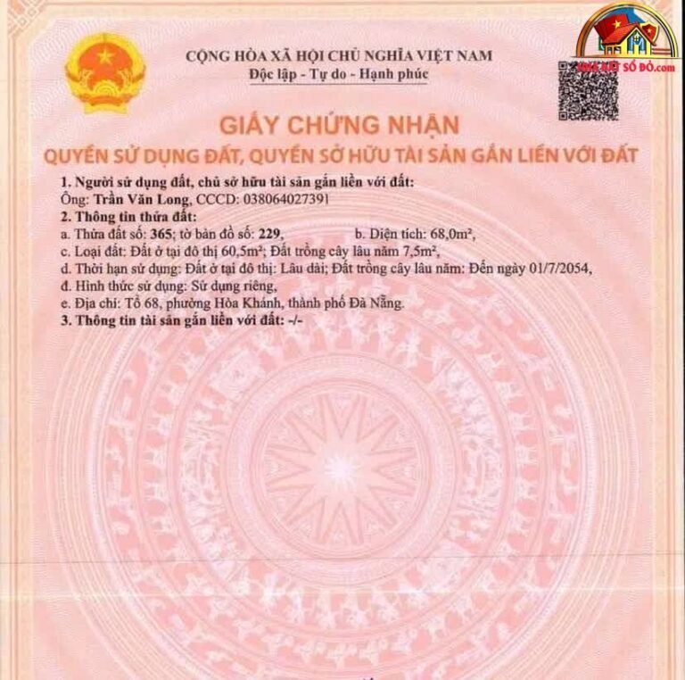 Bán đất 68m² giá 2.89 tỷ, kiệt sau nhà mặt tiền Nguyễn Như Hạnh – Đà Nẵng – NHÀ ĐẤT BẤT ĐỘNG SẢN SỔ ĐỎ