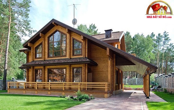 Những mẫu thiết kế nhà gỗ vừa độc đáo sang trọng, vừa mộc mạc gần gũi thiên nhiên - Ảnh 4. Những mẫu thiết kế nhà gỗ vừa độc đáo sang trọng, vừa mộc mạc gần gũi thiên nhiên - Ảnh 4.