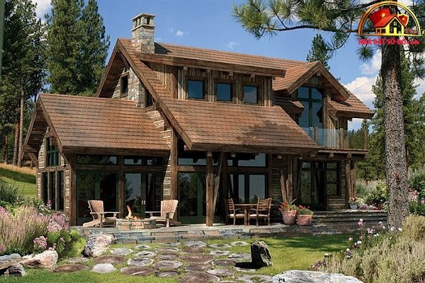 Những mẫu thiết kế nhà gỗ vừa độc đáo sang trọng, vừa mộc mạc gần gũi thiên nhiên - Ảnh 6. Những mẫu thiết kế nhà gỗ vừa độc đáo sang trọng, vừa mộc mạc gần gũi thiên nhiên - Ảnh 6.