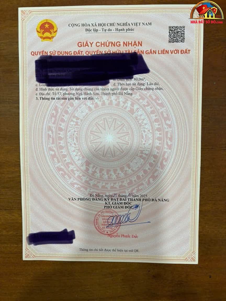 Cần bán đất kiệt ô tô – Đường Non Nước – Hòa Hải – Ngũ Hành Sơn – Đà Nẵng – 4.45 tỷ
