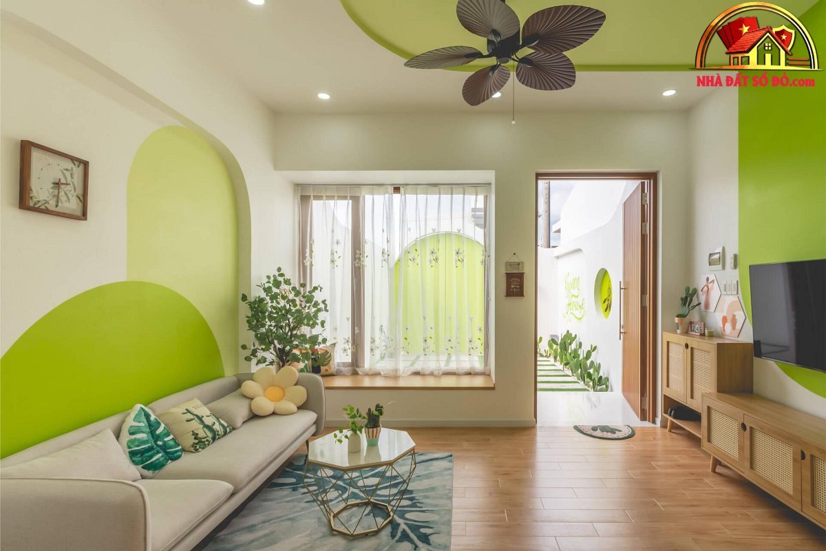 Ngôi nhà dùng gam màu chói lóa, độc đáo và đẹp đến không ngờ - Ảnh 9.