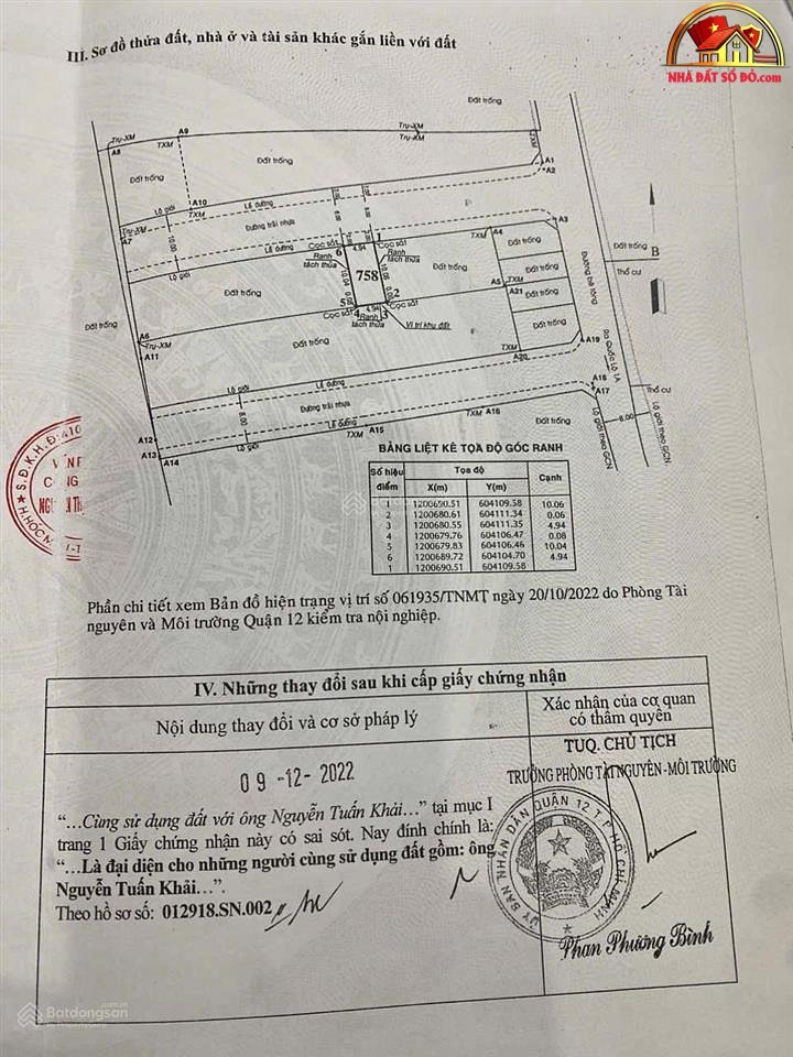 Nhà đẹp 50m2, giá 3.85 tỷ, hướng Bắc – An Phú Đông – Quận 12 –
