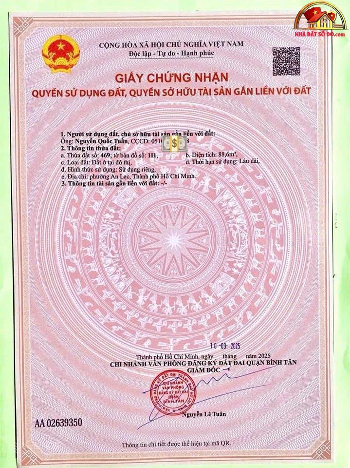 Cần bán nền đất An Lạc 88m², giá 6.29 tỷ – Đ… – Bán nhà phân lô, liền kề Quận Bình Tân – TP Hồ Chí Minh giá 5 – 7 tỷ