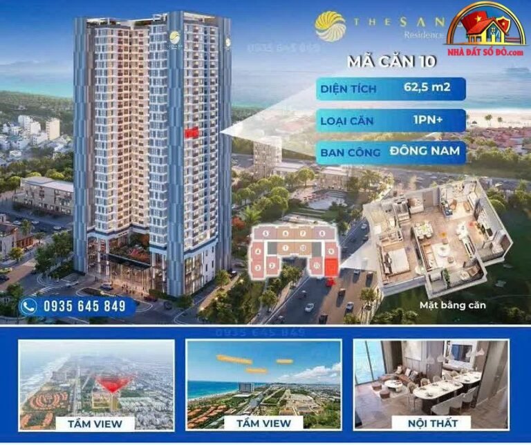 Căn hộ 1PN độc quyền tại The Sang Residence – Giá chỉ 3.8 tỷ