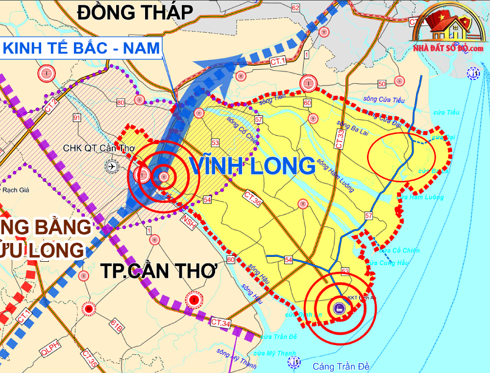 TIN NÓNG HẠ TẦNG: 3 vị trí nghiên cứu xây sân bay mới trong quy hoạch chung TP Cần Thơ đến 2050- Ảnh 4.