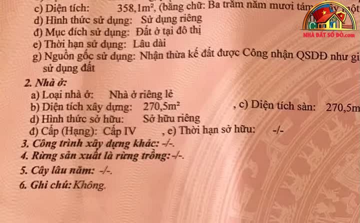 Cần bán gấp đất mặt tiền đường Hải Phòng, Đà Nẵng – 358 m² chỉ 50 tỷ