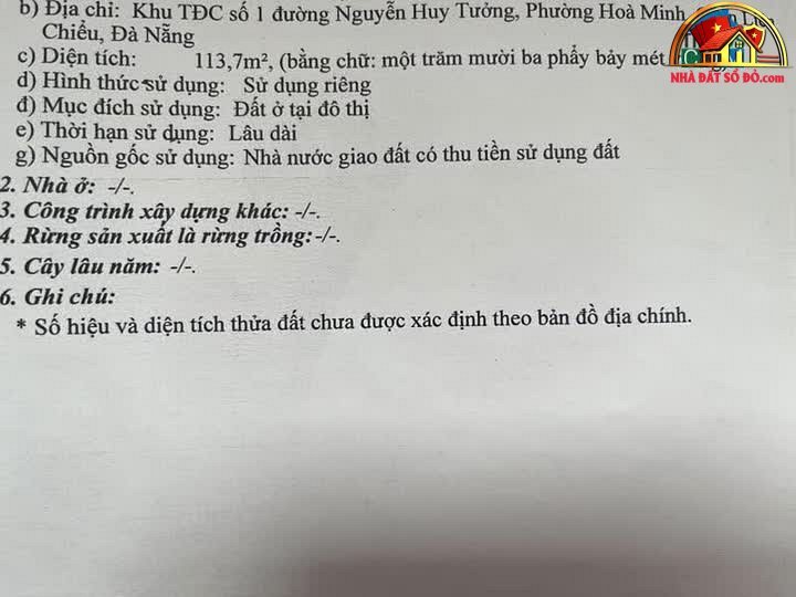 Nhà cấp 4 đang cho thuê tốt – Đường Hòa Nam 2 – Liên Chiểu – Đà Nẵng – NHÀ ĐẤT BẤT ĐỘNG SẢN SỔ ĐỎ