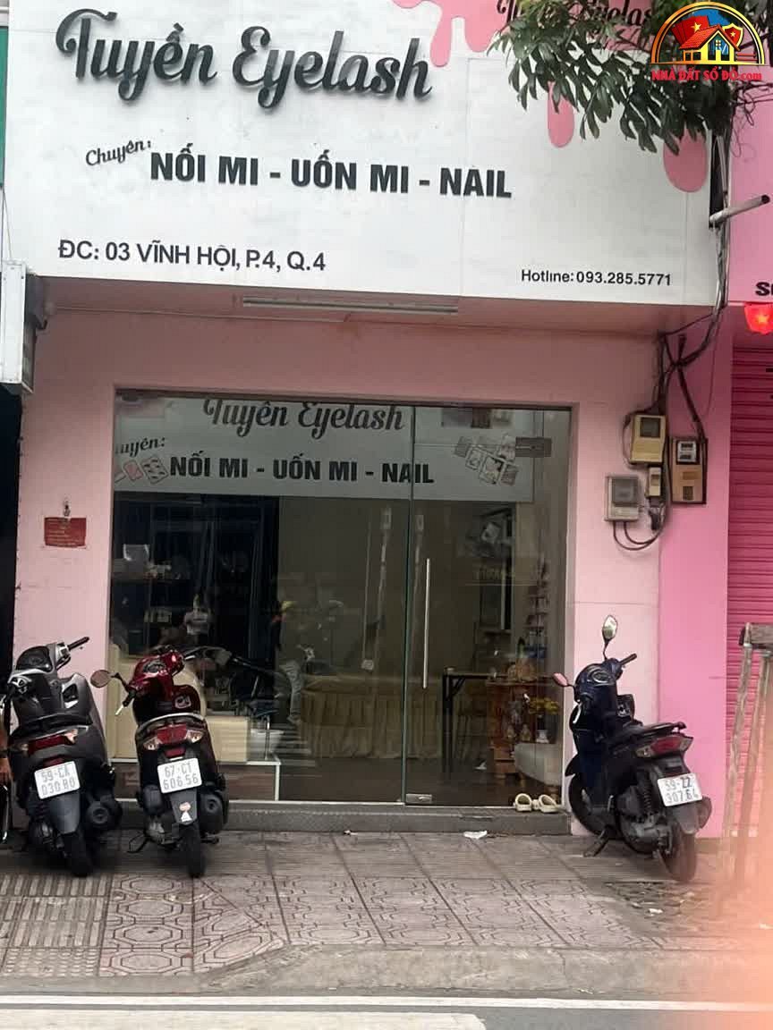 Sang Tiệm Nail – Nối Mi Mặt Tiền Đường Lớn, Giá Chỉ 65 Triệu – Quận 4 – Hồ Chí Minh – NHÀ ĐẤT BẤT ĐỘNG SẢN SỔ ĐỎ