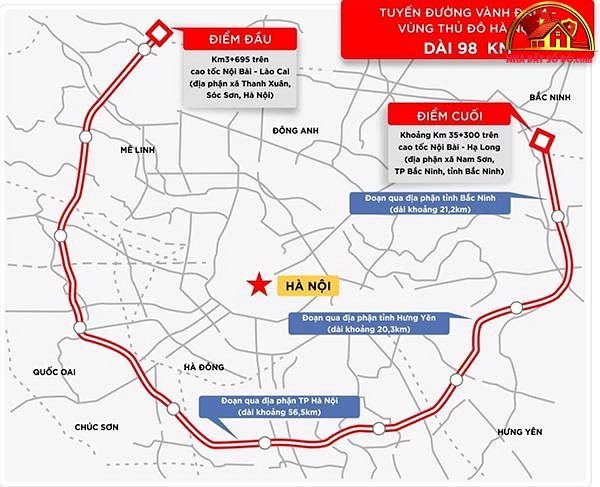 Cập Nhật Vành Đai 4: Nhà Đất Sổ Đỏ Bị Ảnh Hưởng Năm 2026