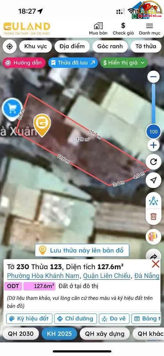 Đất nền đẹp, vị trí đắc địa chỉ 2.35 tỷ – Hòa Khánh Nam, Liên Chiểu, Đà Nẵng – NHÀ ĐẤT BẤT ĐỘNG SẢN SỔ ĐỎ