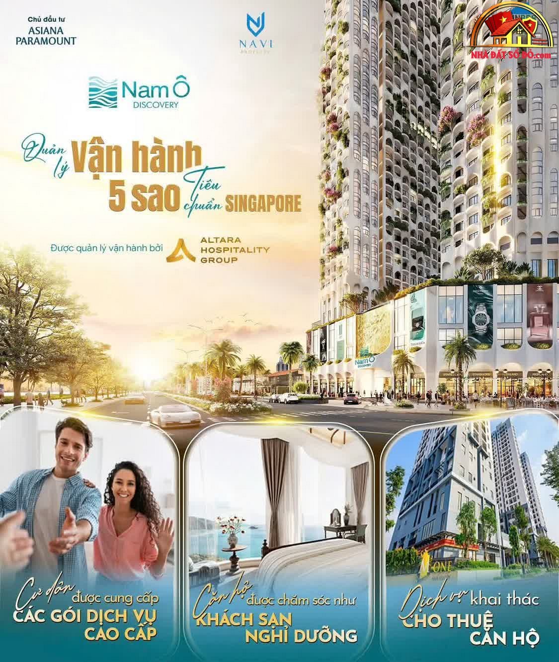 Căn hộ Nam Ô Discovery – Mặt tiền biển chỉ từ 65 triệu/m² – Đà Nẵng – NHÀ ĐẤT BẤT ĐỘNG SẢN SỔ ĐỎ
