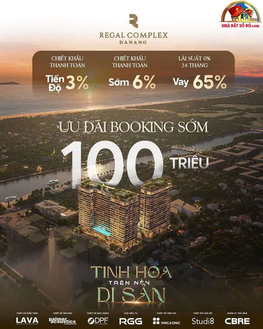 Chủ đầu tư Regal Complex – Căn hộ 82 m² giá chỉ 5.8 tỷ cực hút khách – nhà đất bán – Đà Nẵng