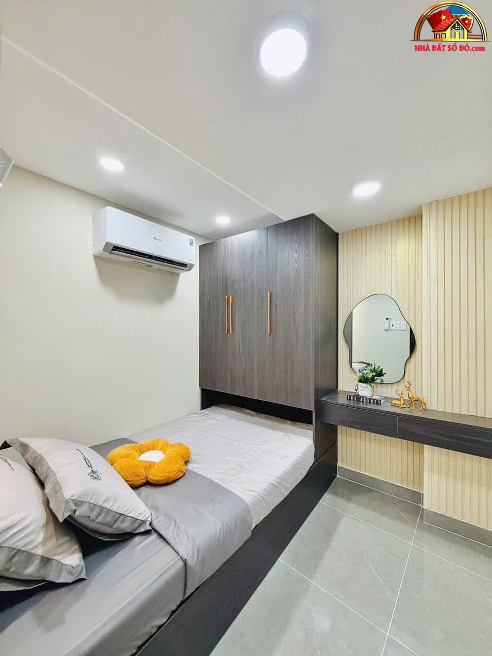 Nhà đẹp hẻm 5m, 3 tầng tại Gò Vấp – 4 tỷ – Gần Lotte Mart