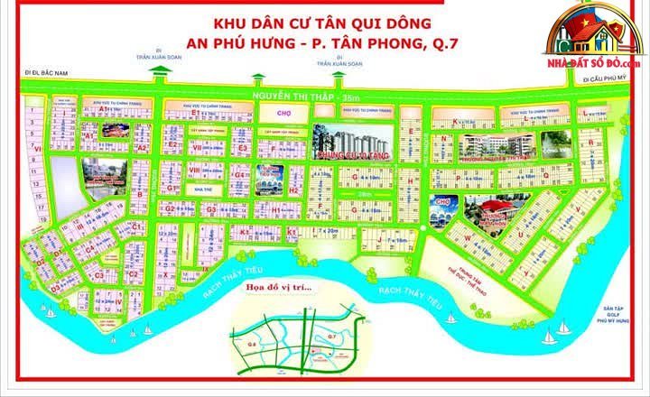 Bán lô đất N22 mặt tiền đường 37 khu An Phú Hưng – 88m² – 15 tỷ