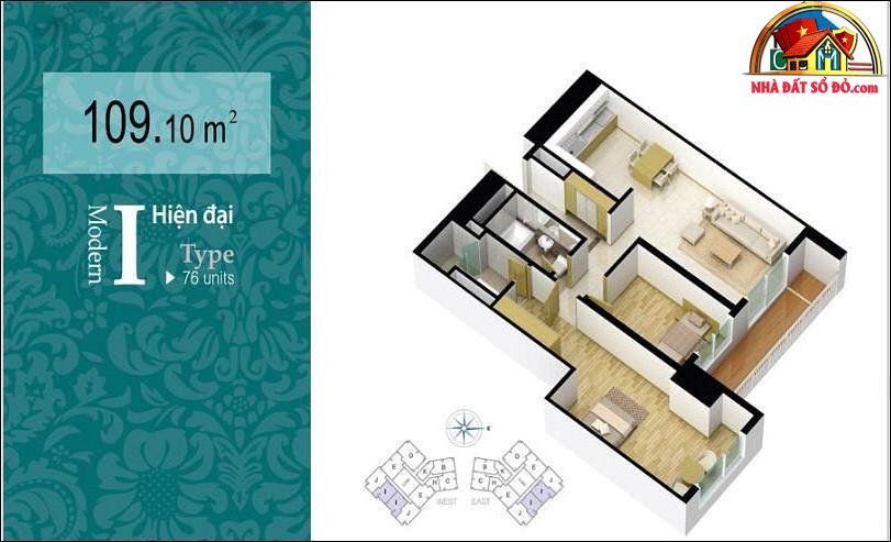 Căn hộ 2 phòng ngủ tại Blooming Tower, Đà Nẵng – giá chỉ 3.8 tỷ